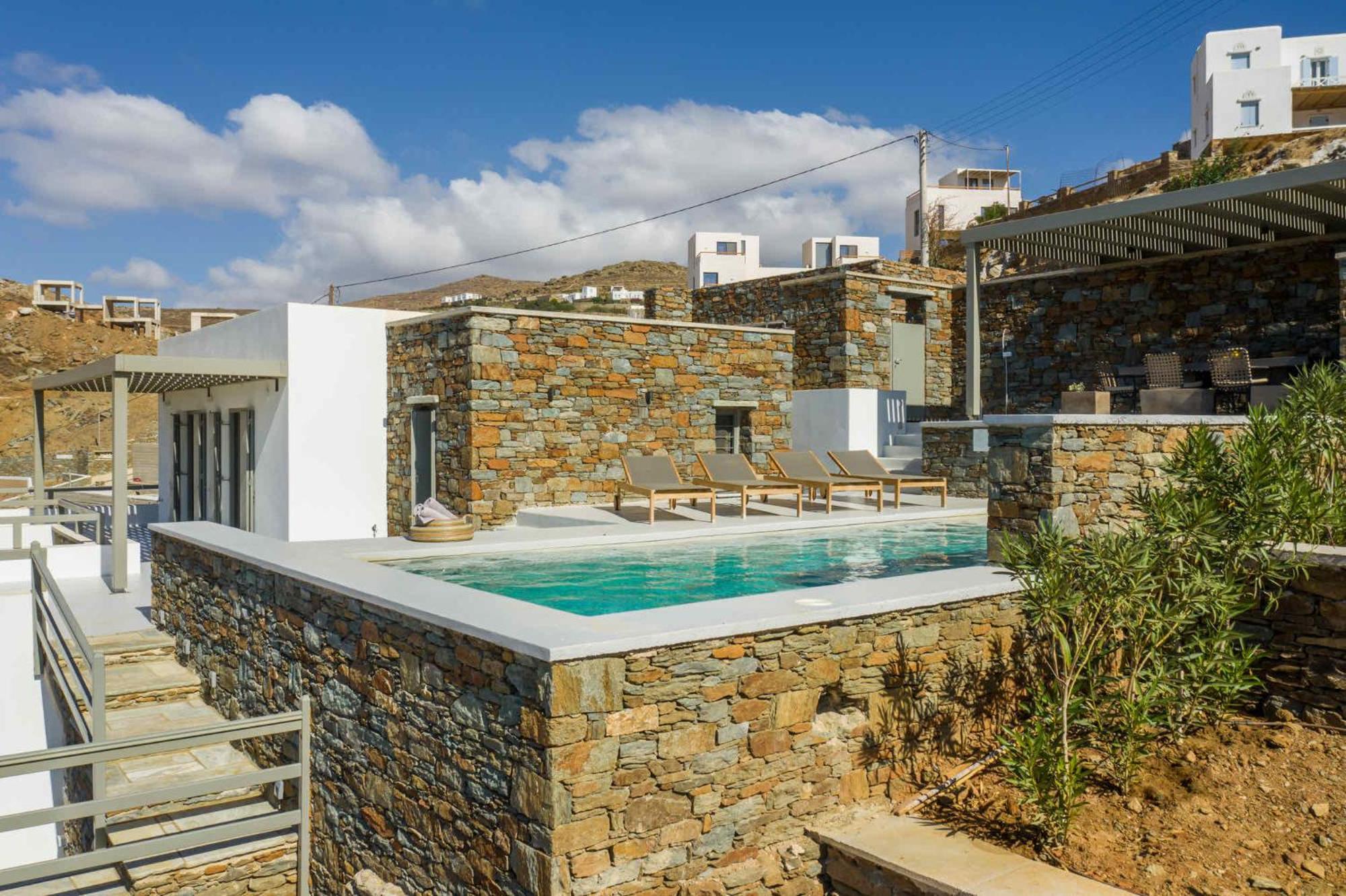 Phos Villas Tinos Agios Romanos Værelse billede